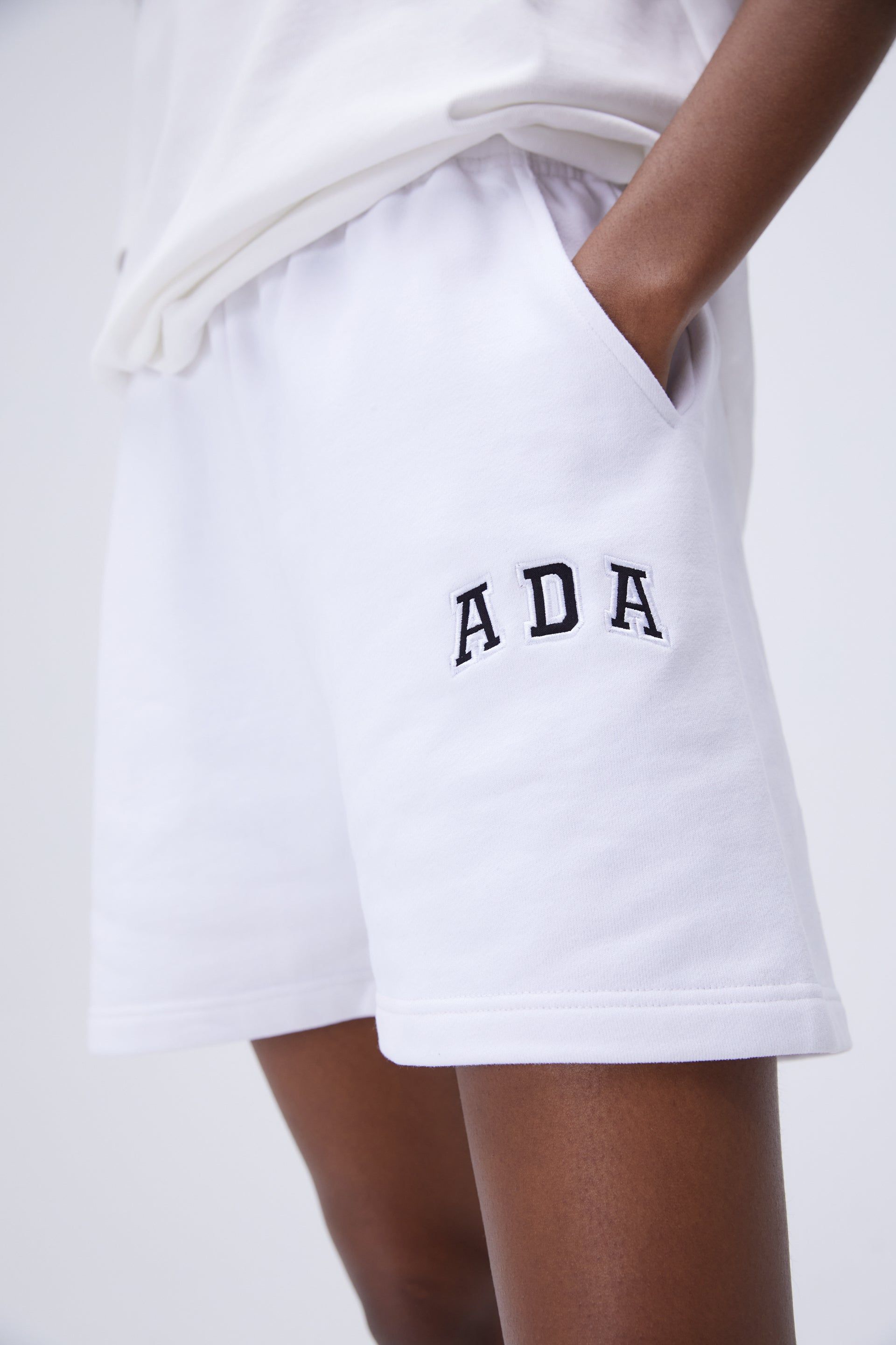 ADA Sweat Shorts - White sold by Adanola product image thumbnail 3