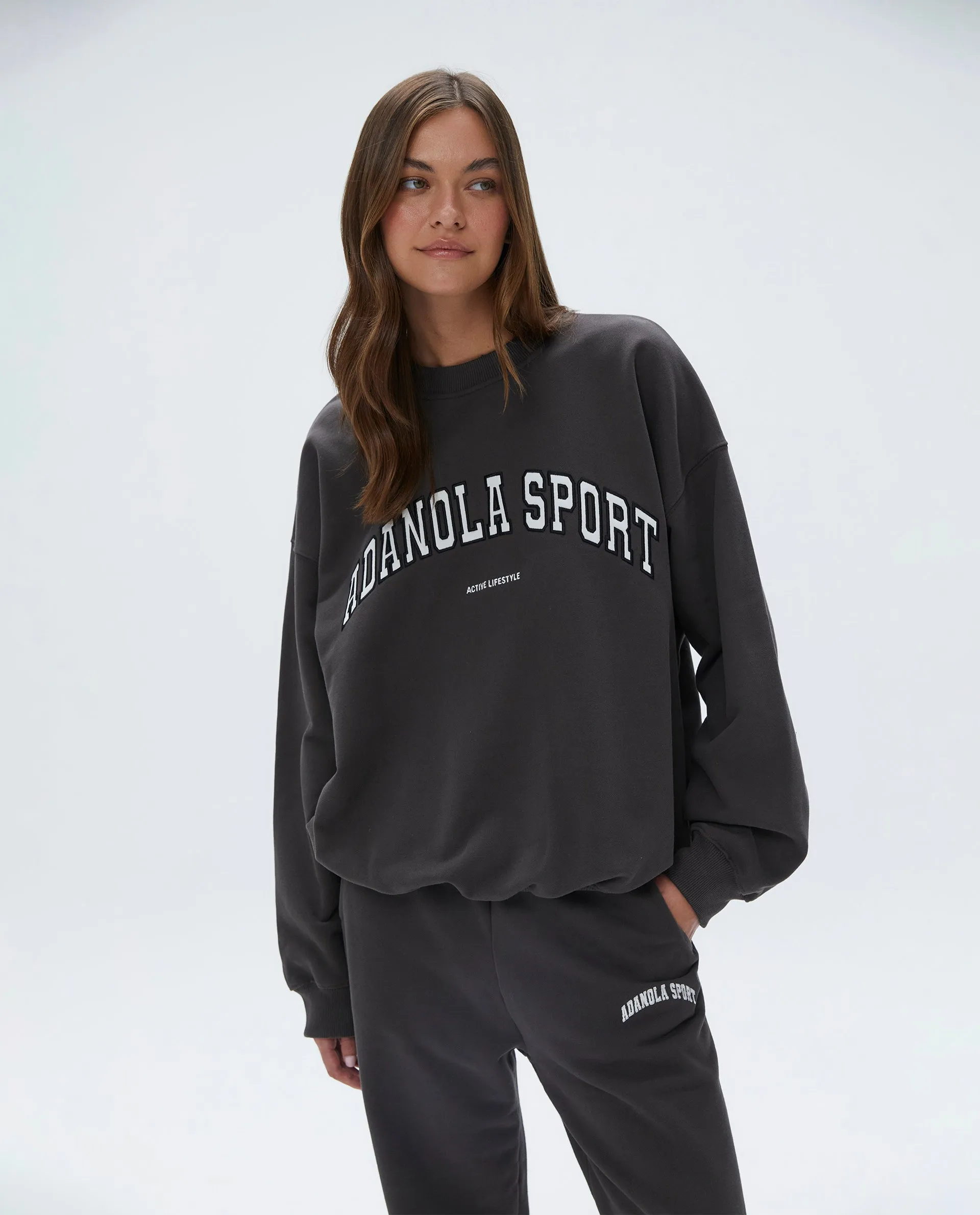 AS Oversized Sweatshirt - Coffee Bean sold by Adanola