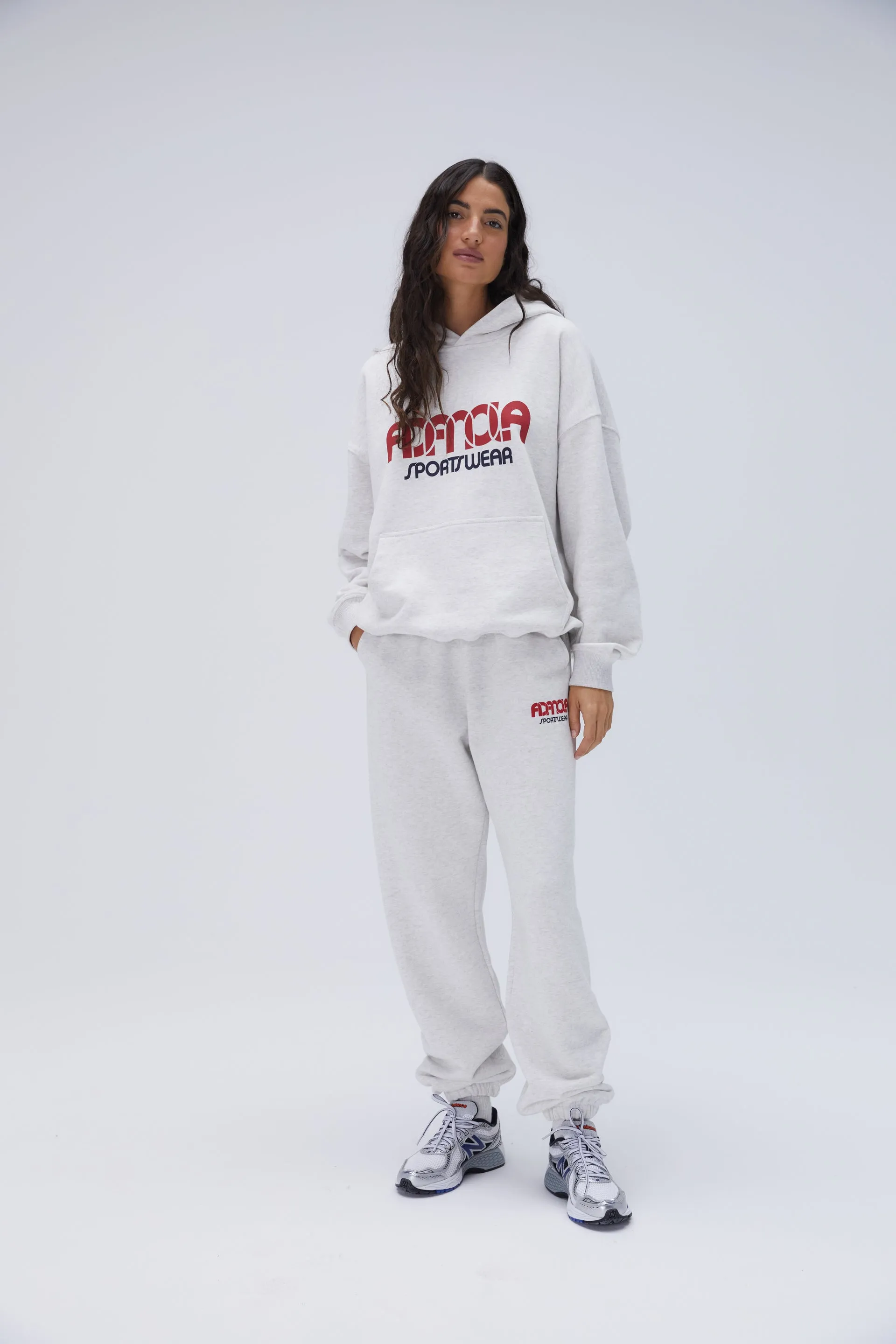 Sportswear Oversized Hoodie - Light Grey Melange sold by Adanola product image thumbnail 2