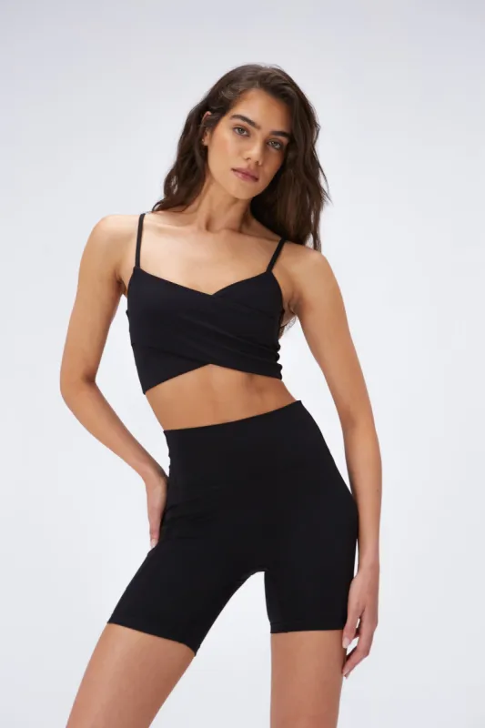 Ultimate Wrap Bra - Black sold by Adanola