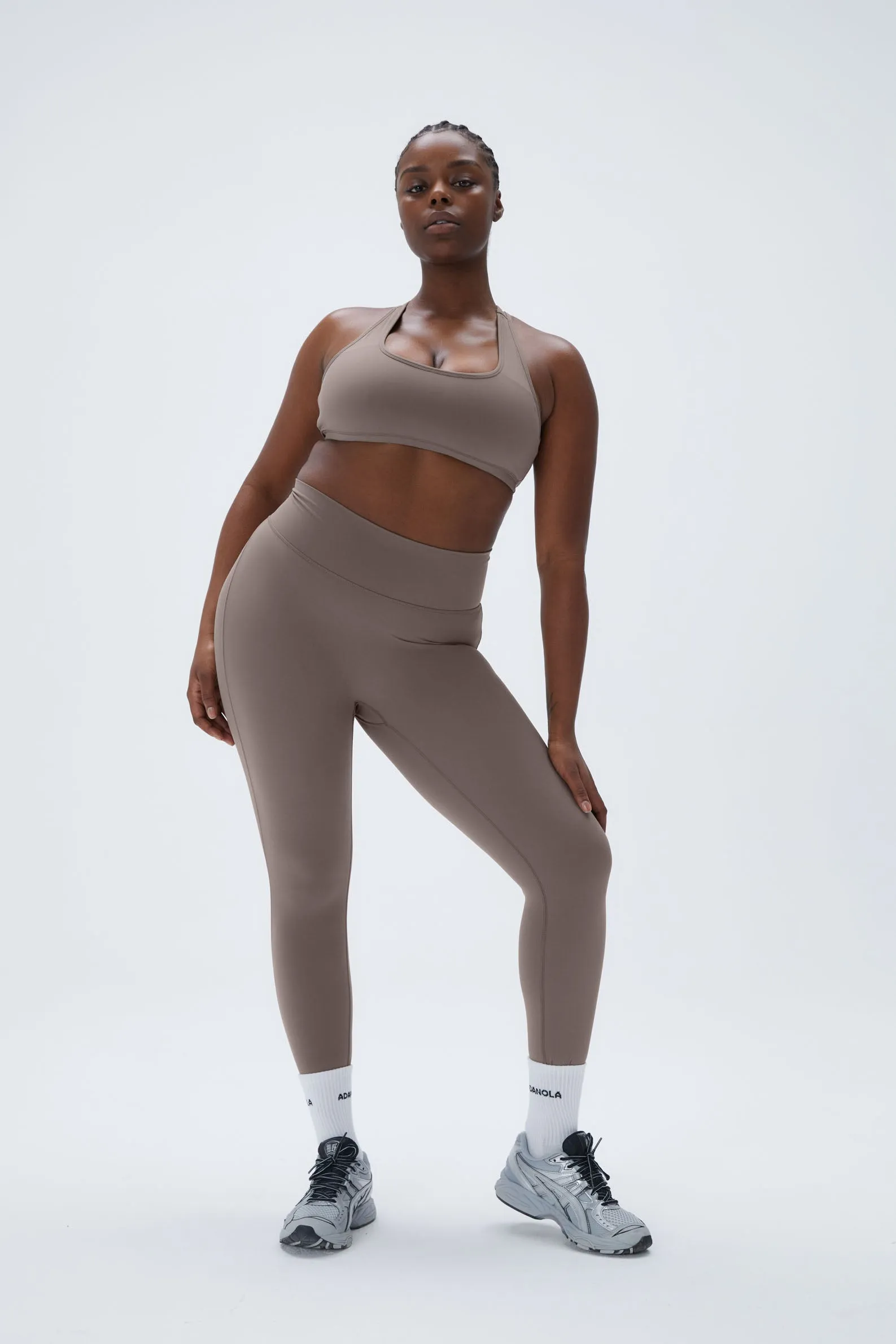 Ultimate Scoop Neck Racer Back Bra - Cocoa Brown sold by Adanola product image thumbnail 4