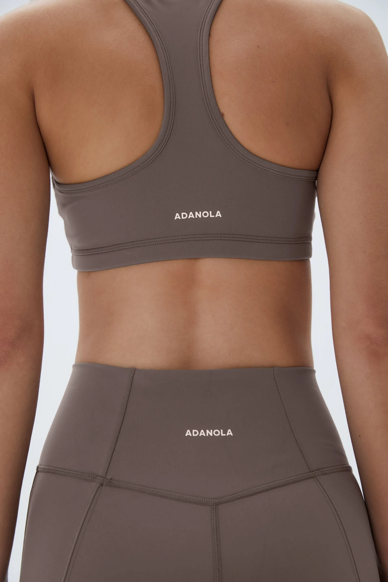 Ultimate Scoop Neck Racer Back Bra - Cocoa Brown sold by Adanola product image thumbnail 2