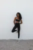 Ultimate Piping Leggings - Black/Cream sold by Adanola