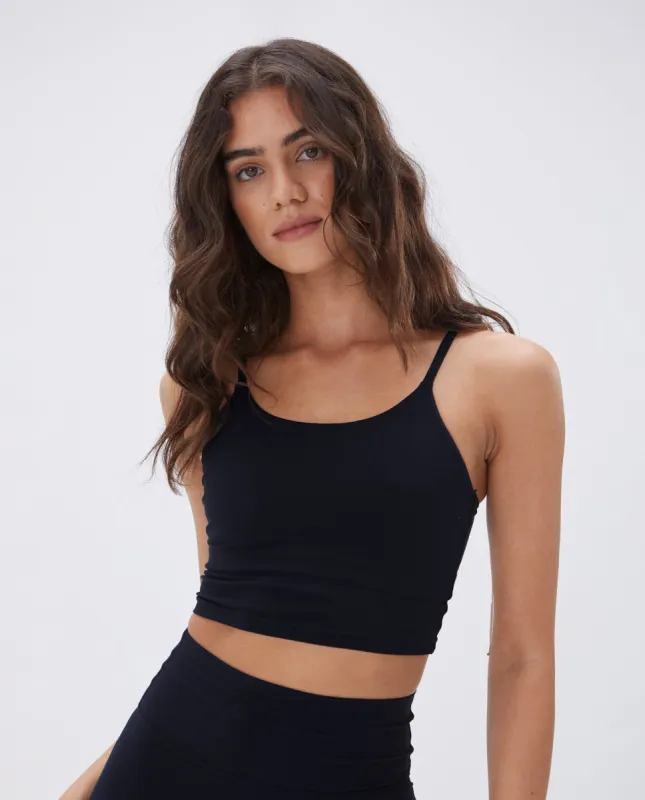 Ultimate Tank Bra - Black sold by Adanola