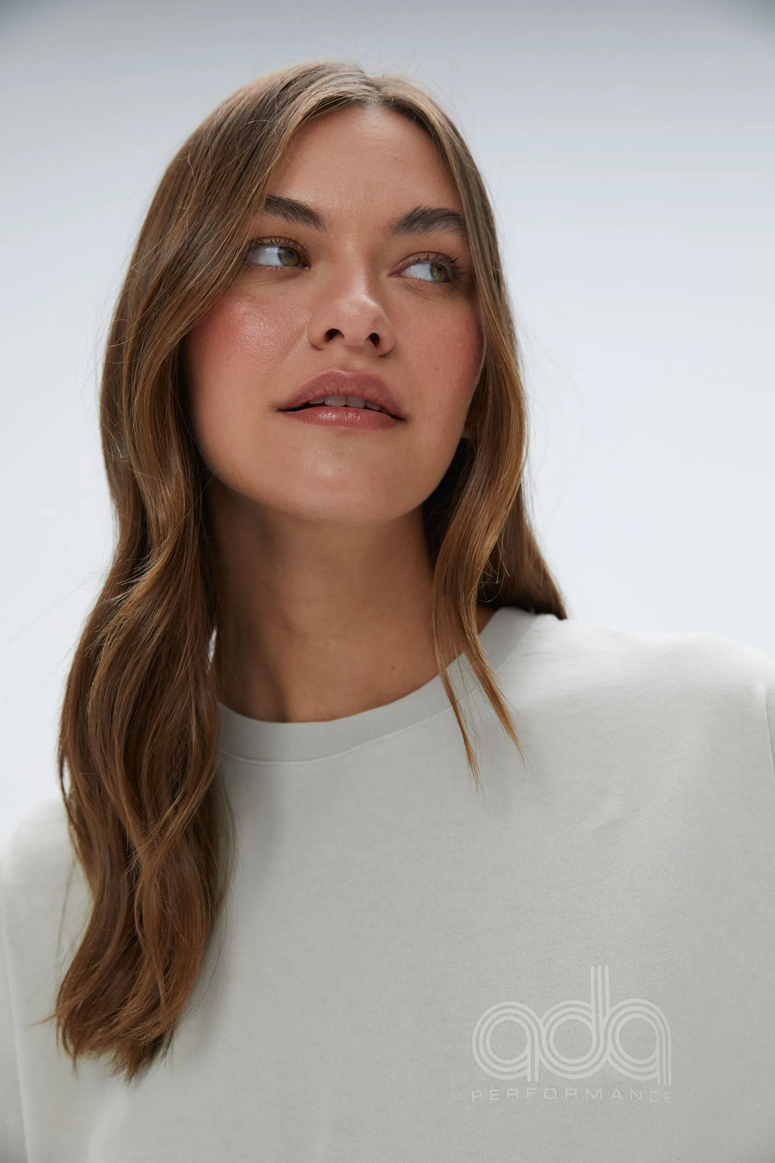 Performance Washed Short Sleeve Drop Shoulder T-shirt - Stone sold by Adanola product image thumbnail 2