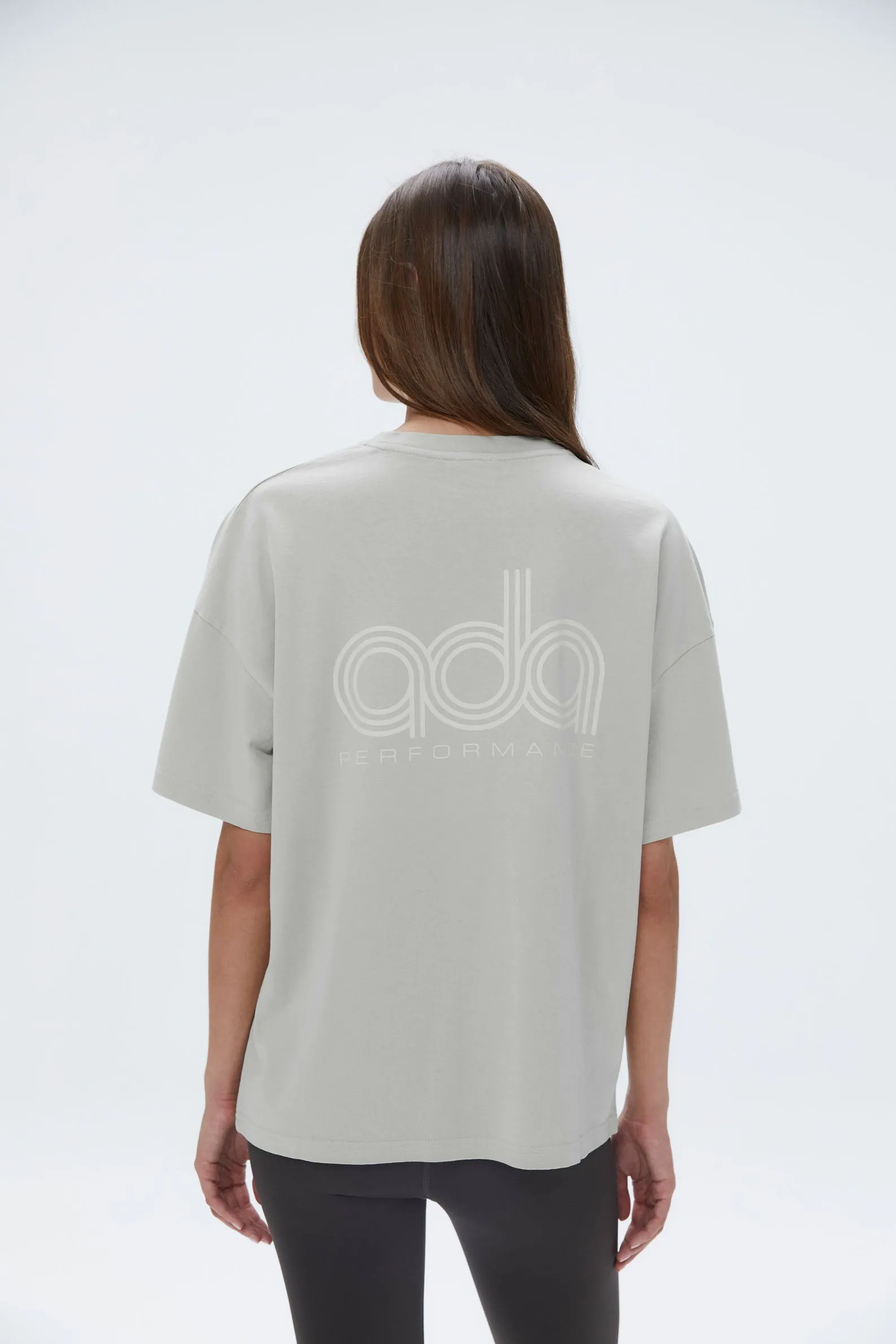 Performance Washed Short Sleeve Drop Shoulder T-shirt - Stone sold by Adanola product image thumbnail 3