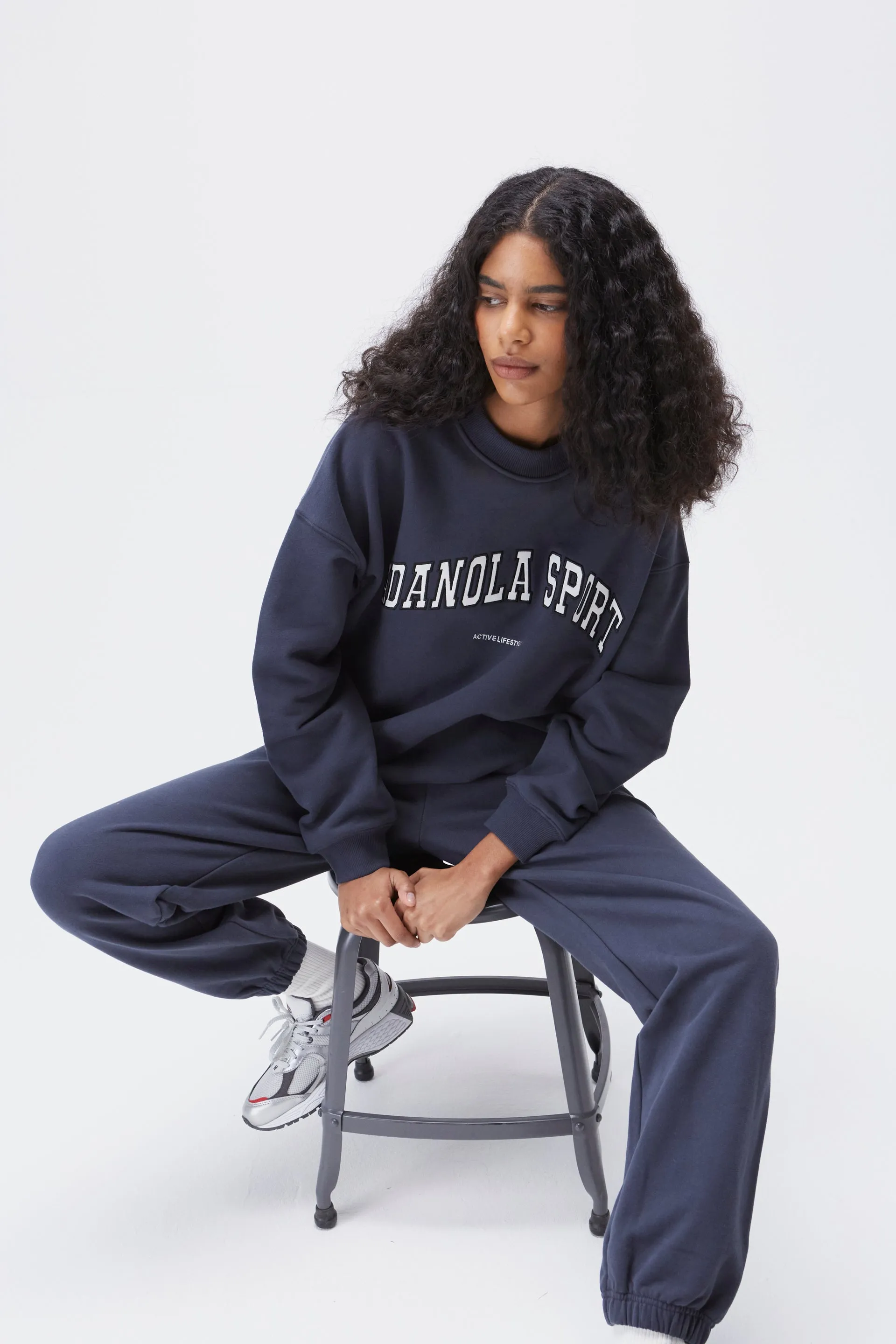 AS Oversized Sweatshirt - Midnight Blue sold by Adanola product image thumbnail 4