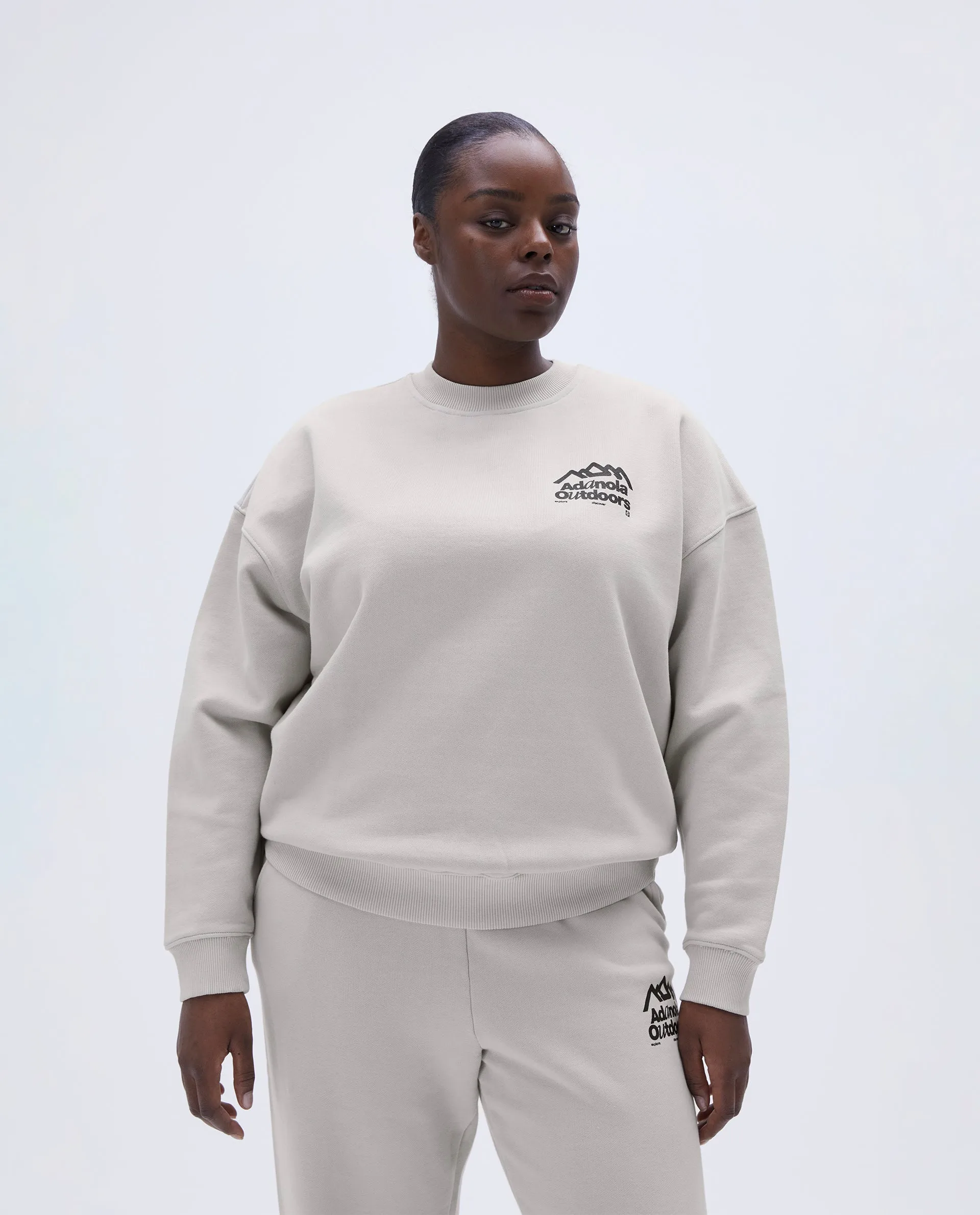 Discover Washed Oversized Sweatshirt - Stone sold by Adanola product image thumbnail 3