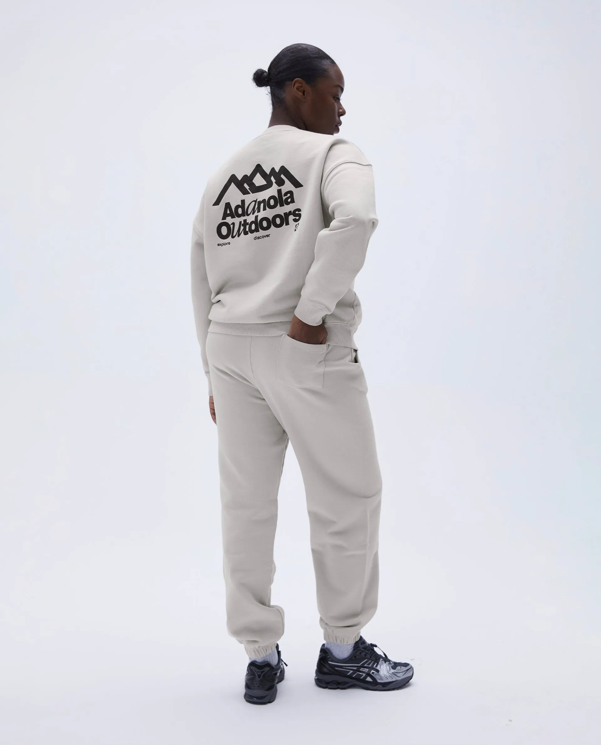 Discover Washed Oversized Sweatshirt - Stone sold by Adanola