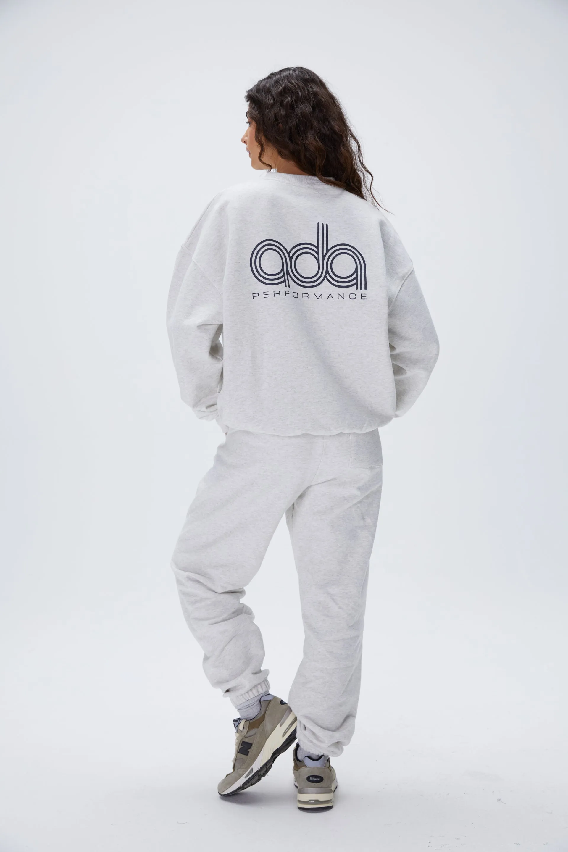 Performance Oversized Sweatshirt - Light Grey Melange sold by Adanola product image thumbnail 3