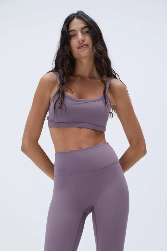 Ultimate Scoop Bra - Mauve Purple made by Adanola