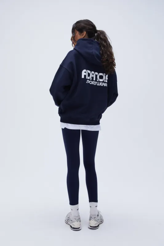 Sportswear Oversized Hoodie - Navy Blue sold by Adanola