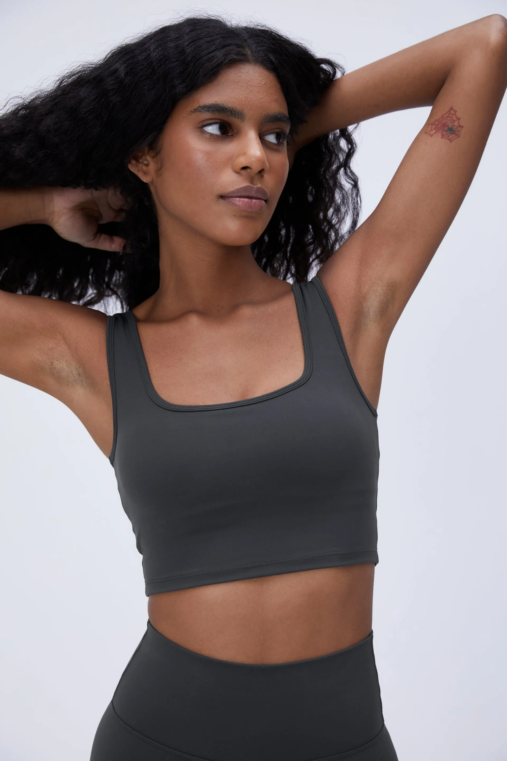 Ultimate Square Neck Bra - Graphite Grey sold by Adanola product image thumbnail 3
