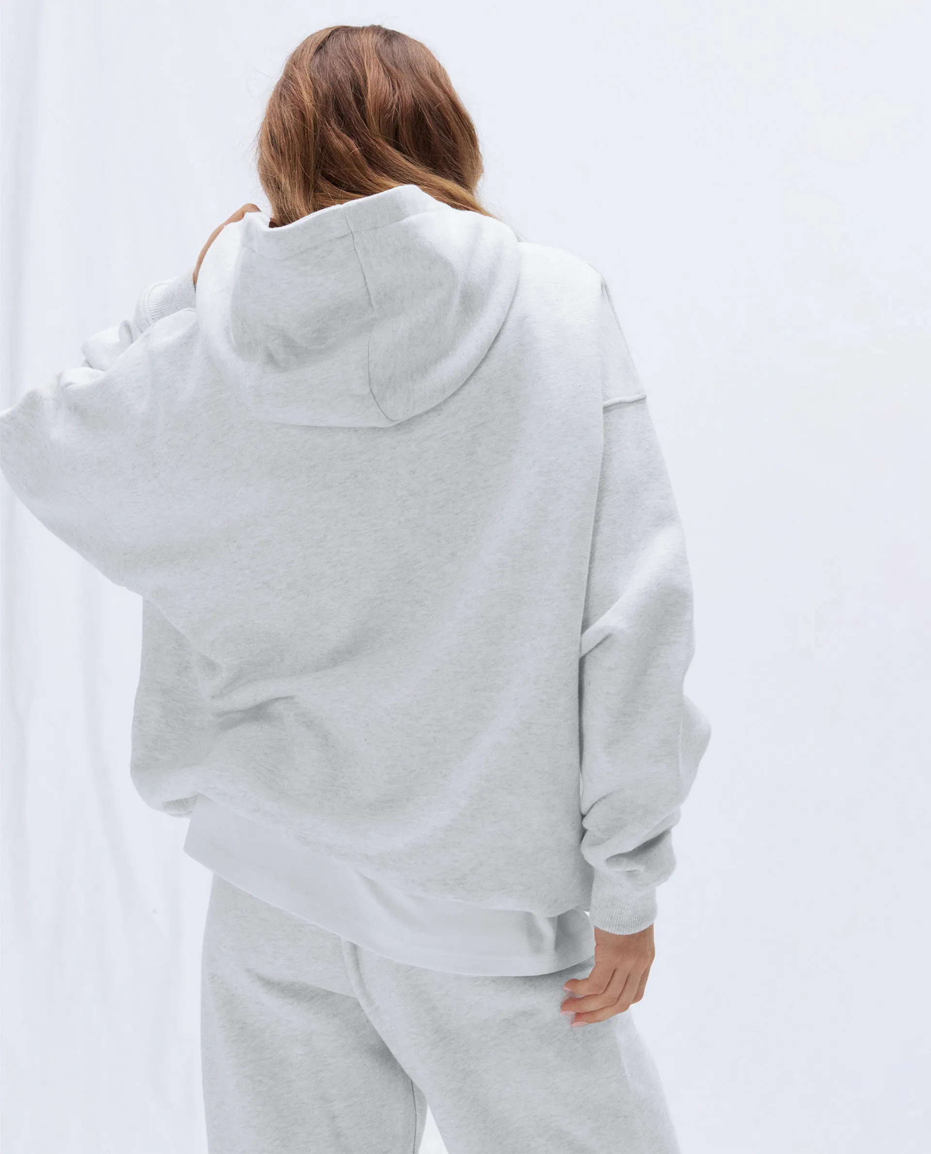 ADA Oversized Hoodie - Light Grey Melange sold by Adanola product image thumbnail 4