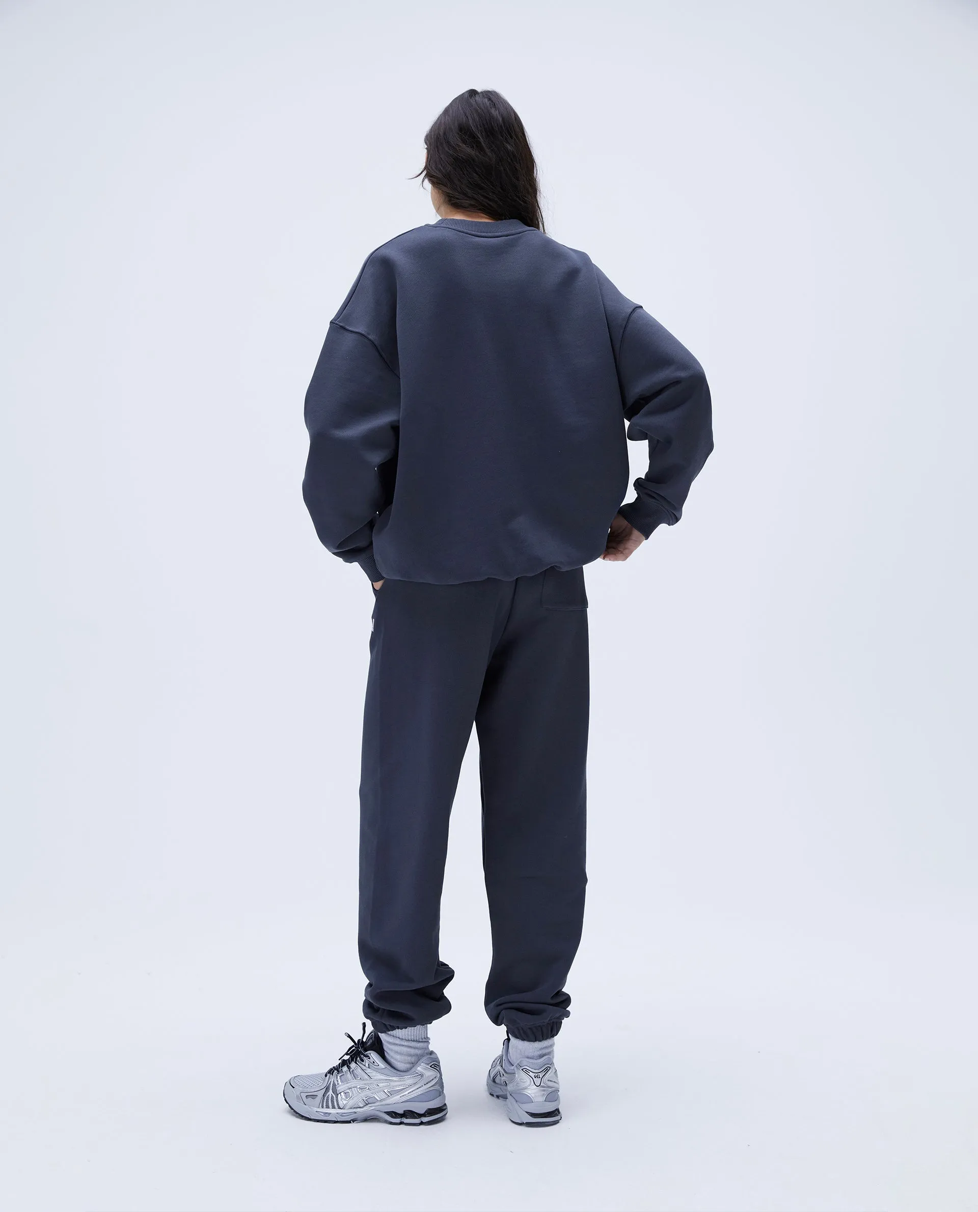 Varsity Oversized Sweatshirt - Midnight Blue sold by Adanola product image thumbnail 3