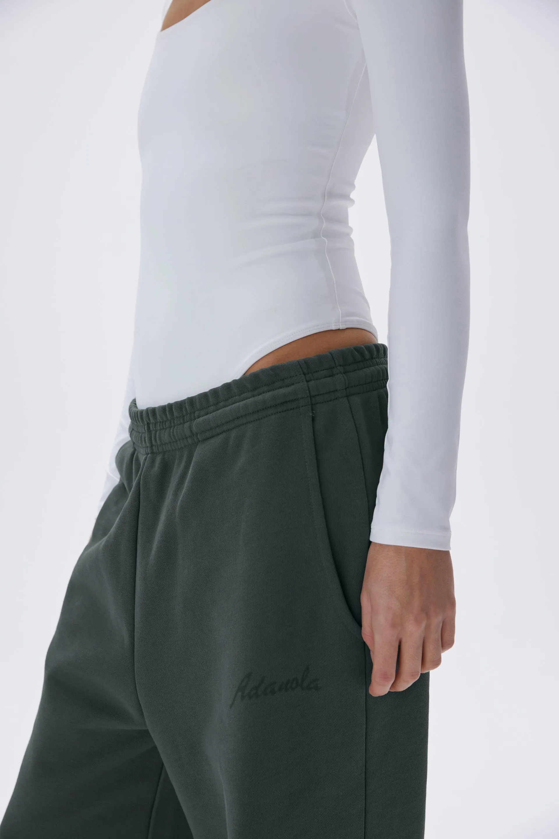 Scoop Neck Bodysuit - White sold by Adanola product image thumbnail 2