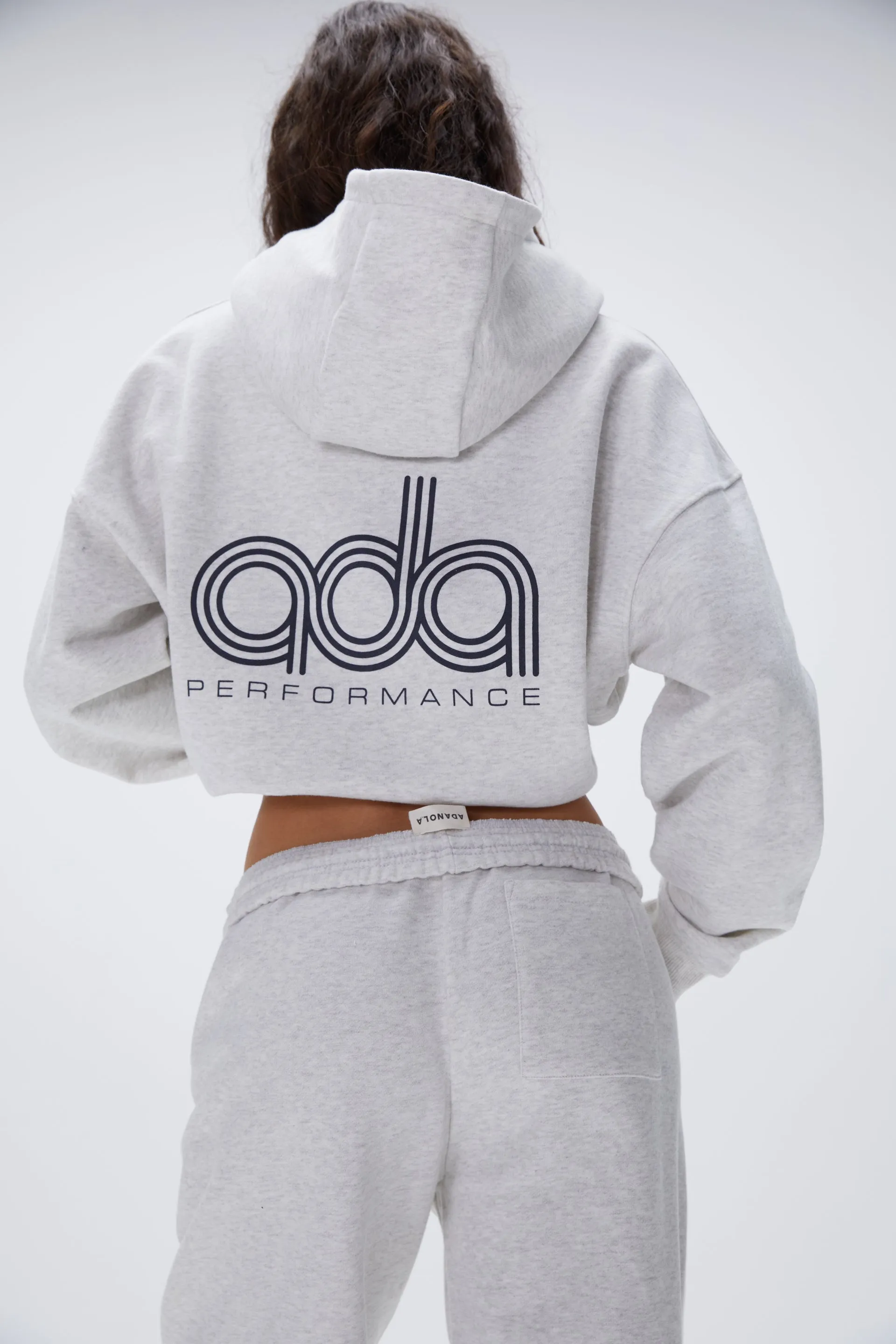 Performance Oversized Hoodie - Light Grey Melange sold by Adanola product image thumbnail 2