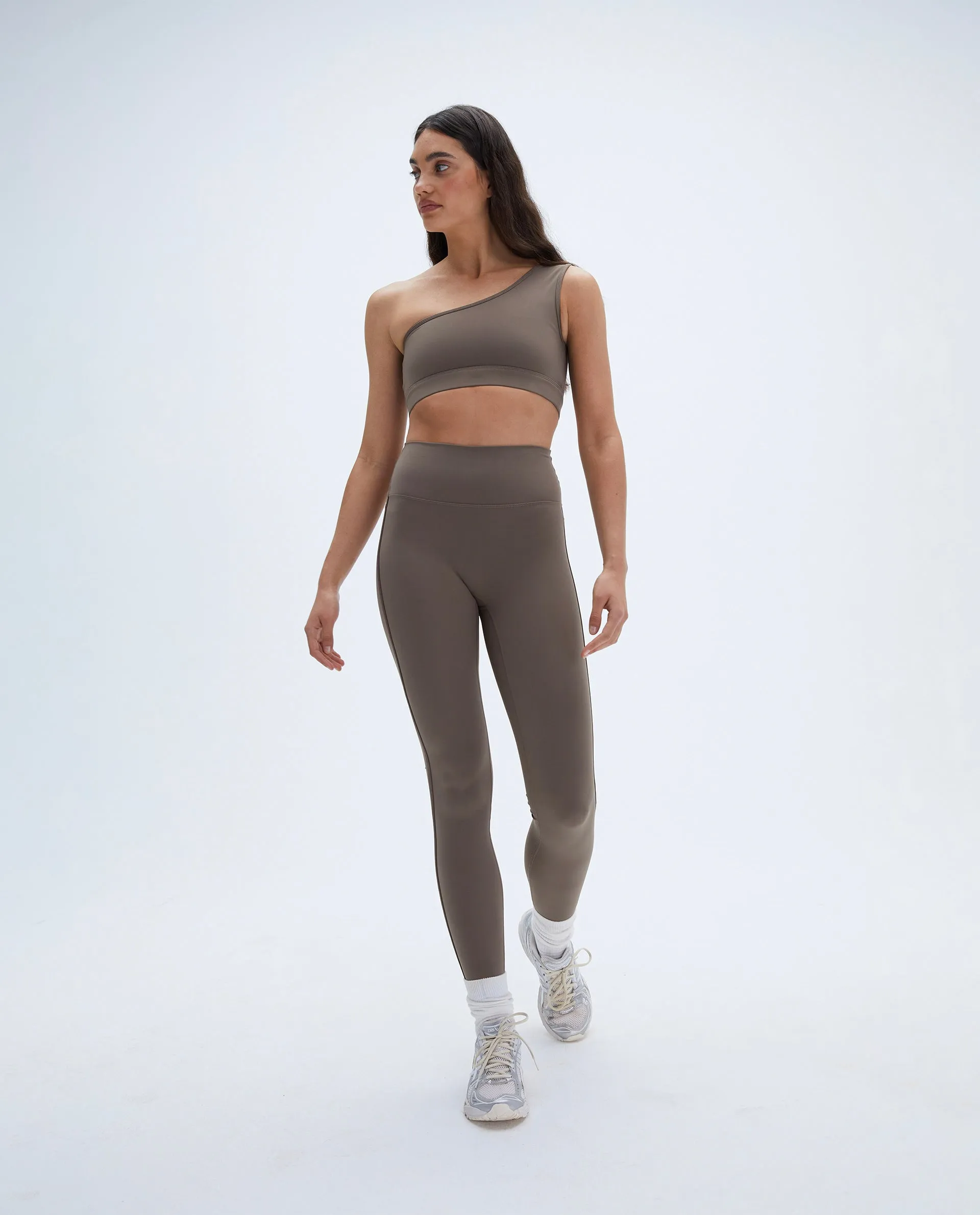 Ultimate One Shoulder Bra - Cocoa Brown sold by Adanola product image thumbnail 5