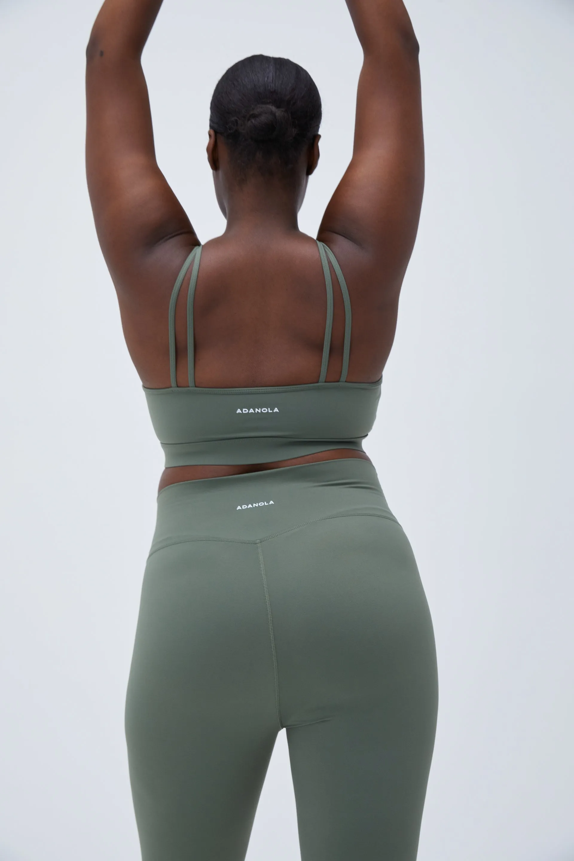 Ultimate Double Strap Bra - Khaki Green sold by Adanola product image thumbnail 3