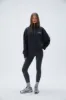 "A" Oversized Funnel Neck Zip Sweatshirt - Graphite Grey sold by Adanola
