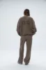 Performance Straight Leg Sweatpants - Cocoa Brown sold by Adanola