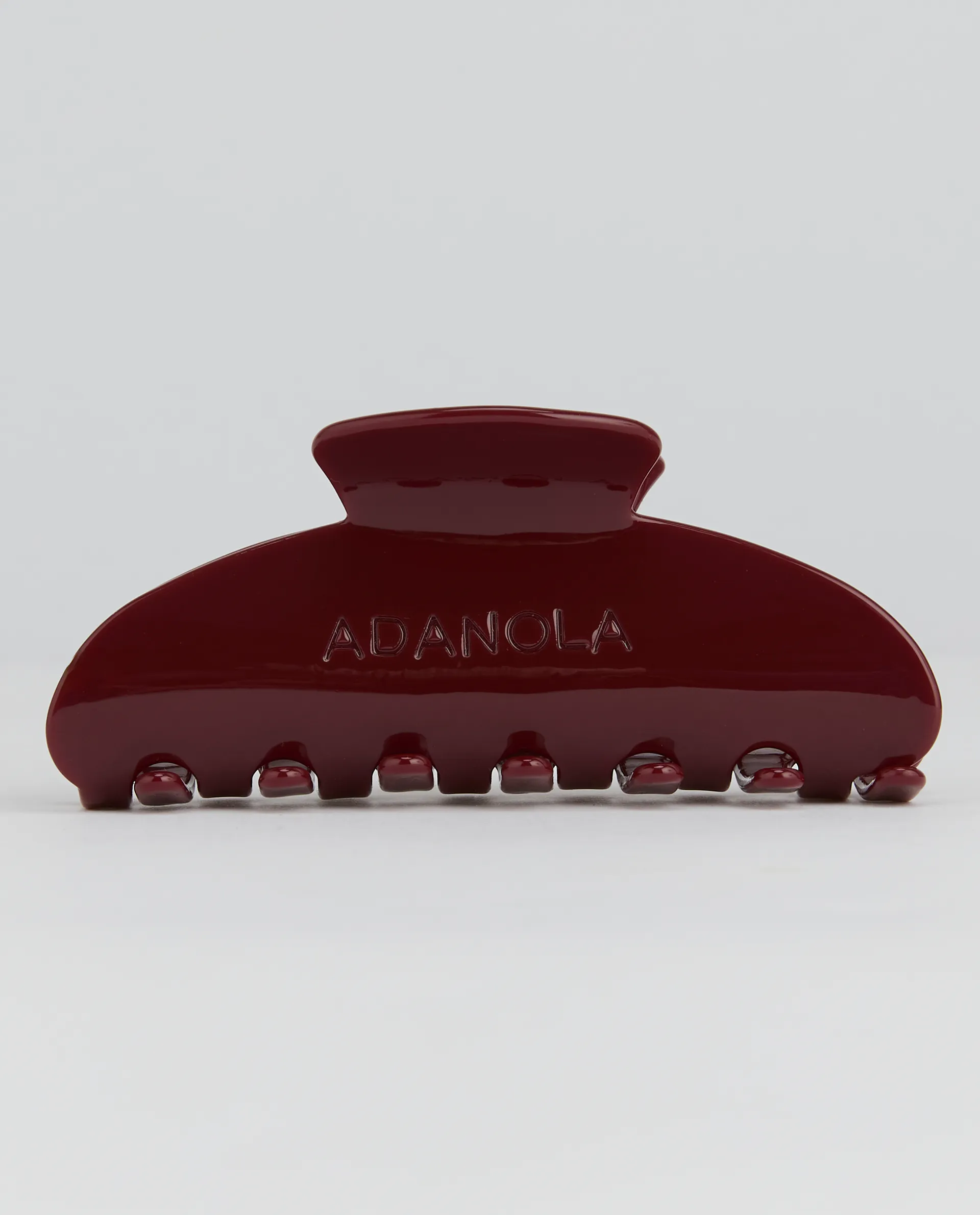 Large Claw Clip - Burgundy sold by Adanola product image thumbnail 2
