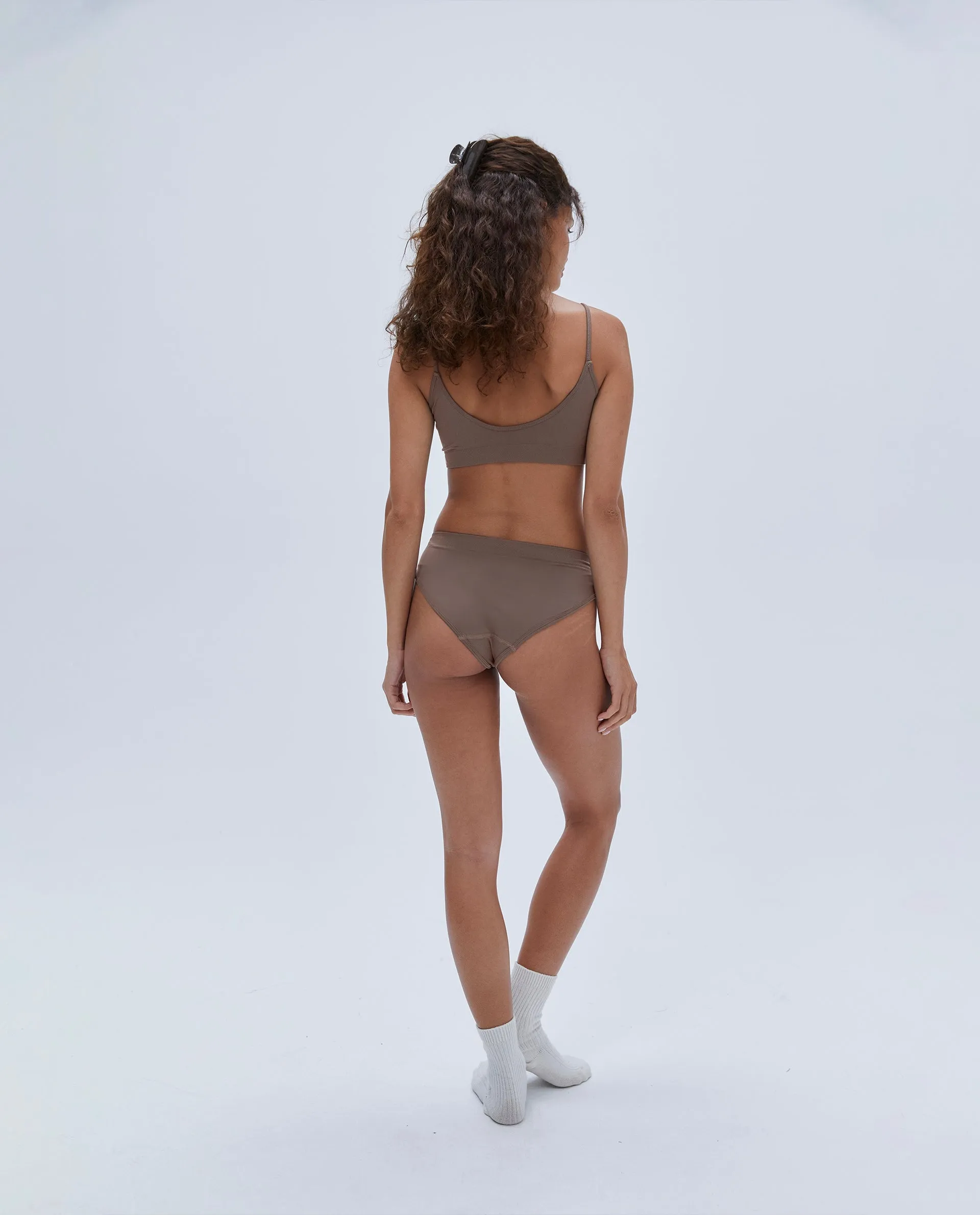 Seamless Intimate Brief - Pebble Brown sold by Adanola product image thumbnail 3