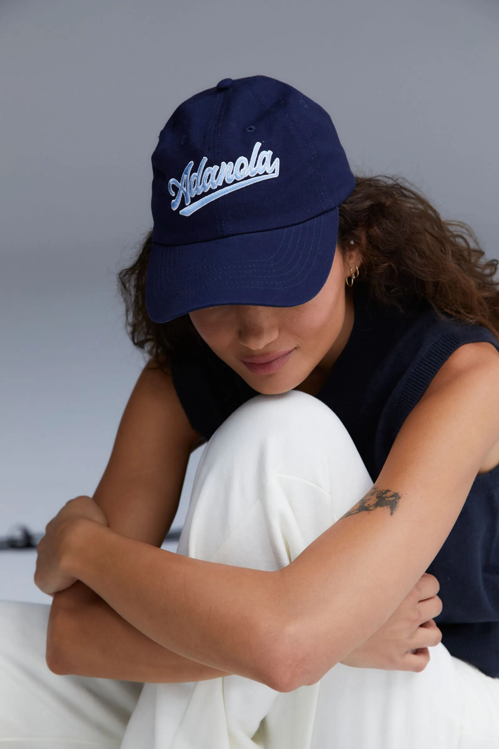 Campus Cap - Navy Blue sold by Adanola