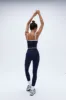 Ultimate Piping Leggings - Navy Blue/Marshmallow sold by Adanola
