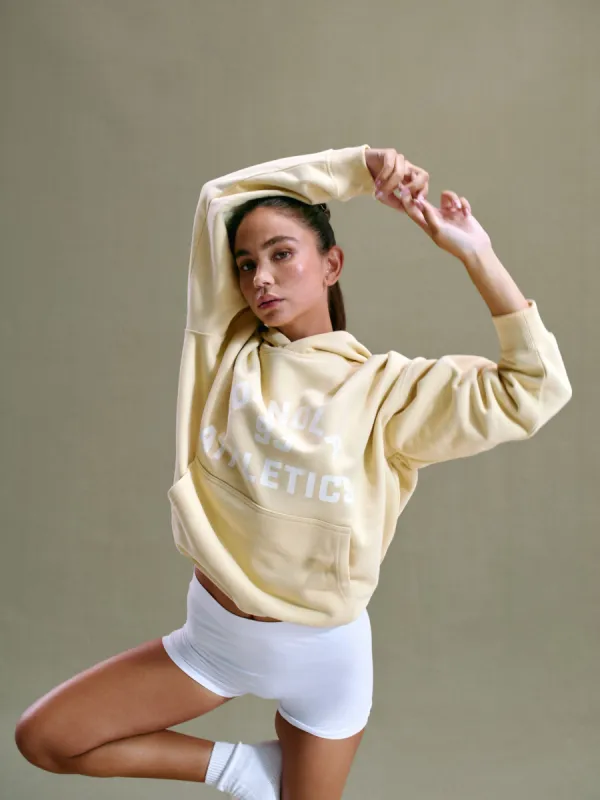 Campus Oversized Hoodie - Butter Yellow sold by Adanola