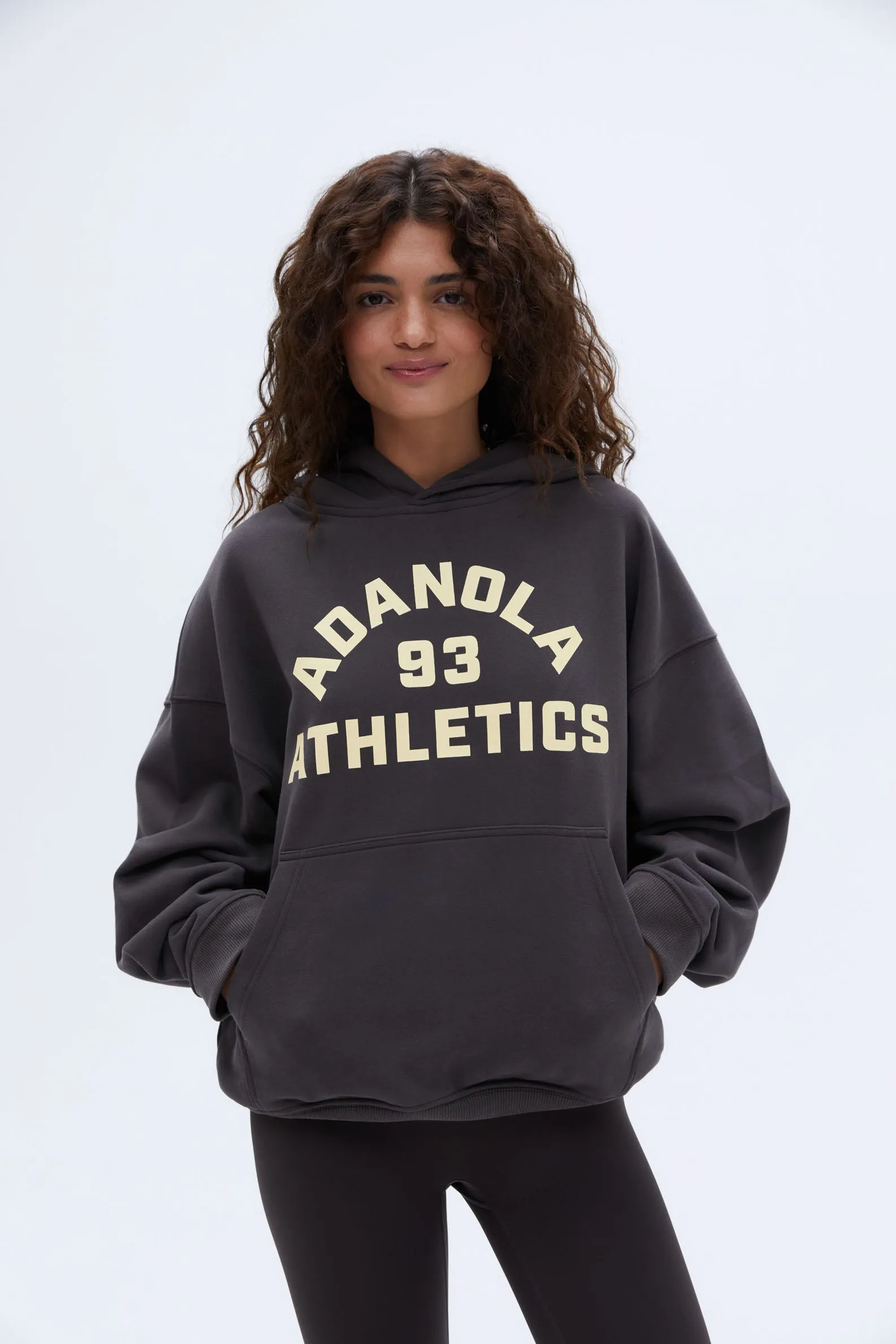 Campus Relaxed Hoodie - Coffee Bean sold by Adanola