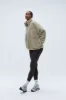 Oversized Pocket Zip Through Fleece - Sand sold by Adanola