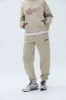 Script Sweatpants - Sand/Vintage Red sold by Adanola