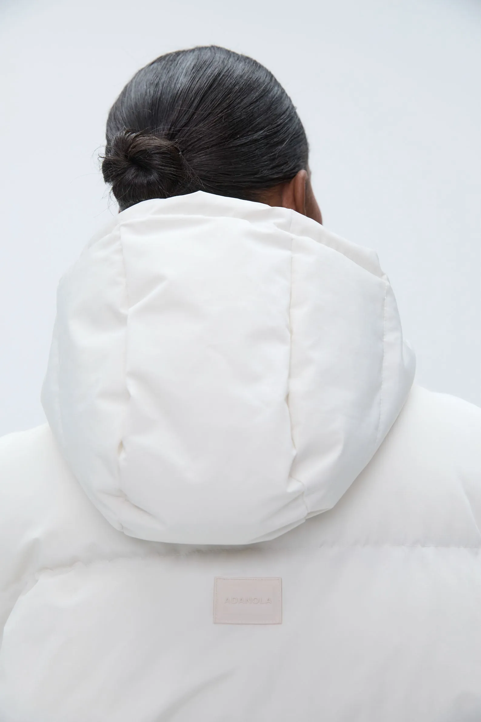 Hooded Puffer Jacket - Marshmallow White sold by Adanola product image thumbnail 5