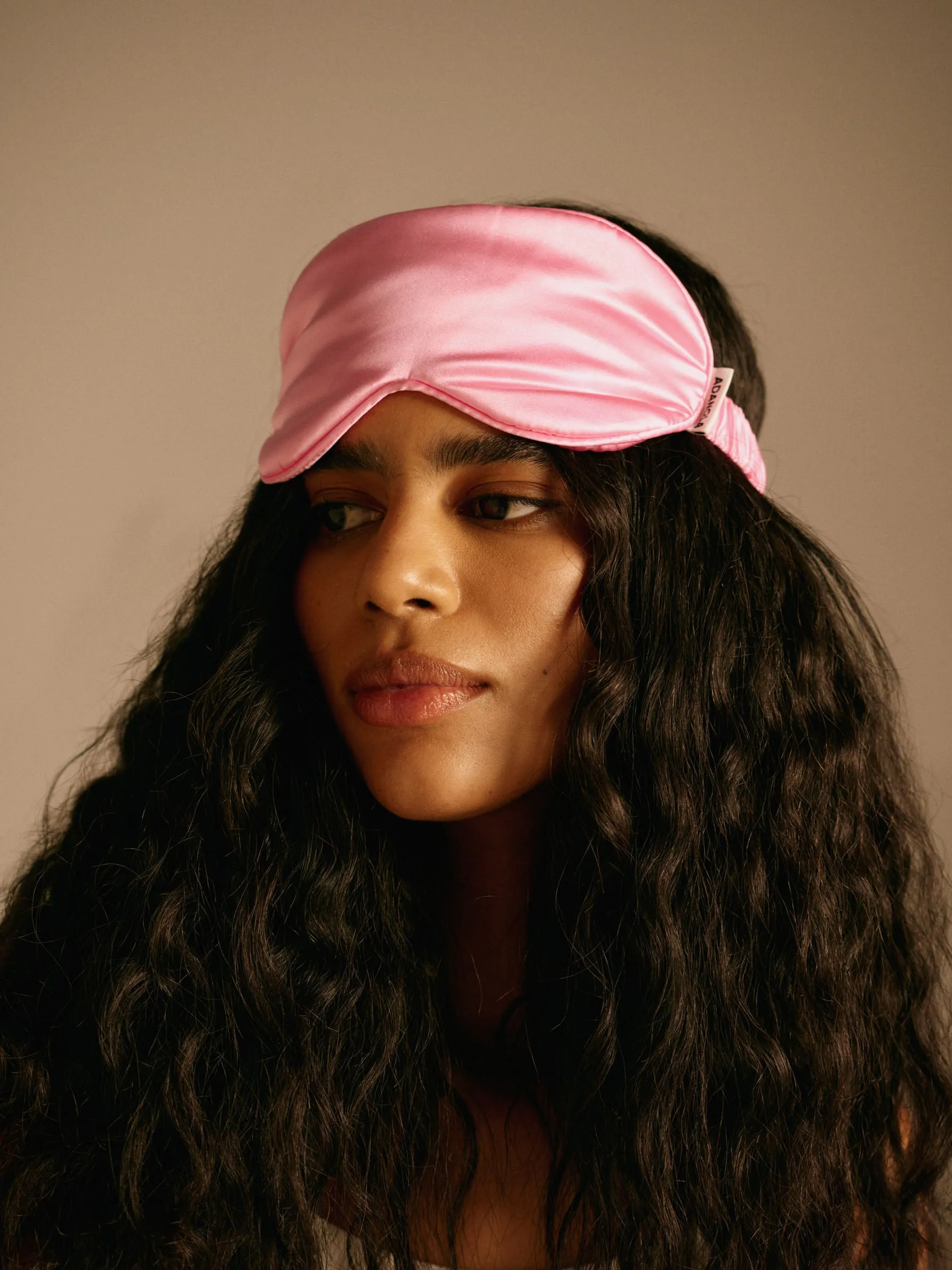 Silk Sleep Mask - Candy Pink sold by Adanola product image thumbnail 2