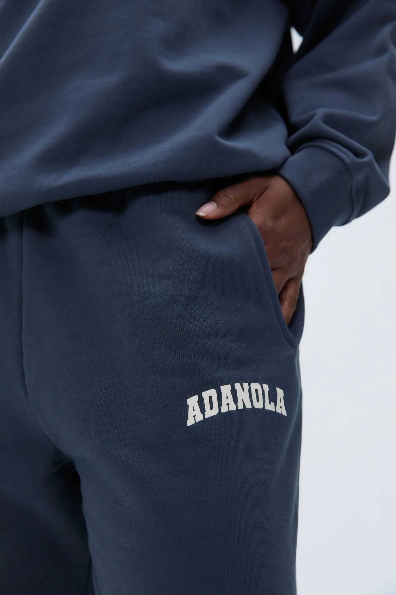 Varsity Sweatpants - Washed Midnight Blue sold by Adanola product image thumbnail 2