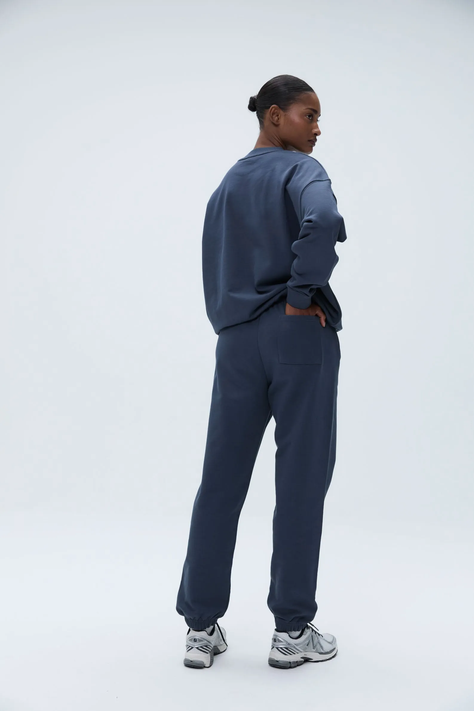 Varsity Sweatpants - Washed Midnight Blue sold by Adanola product image thumbnail 3