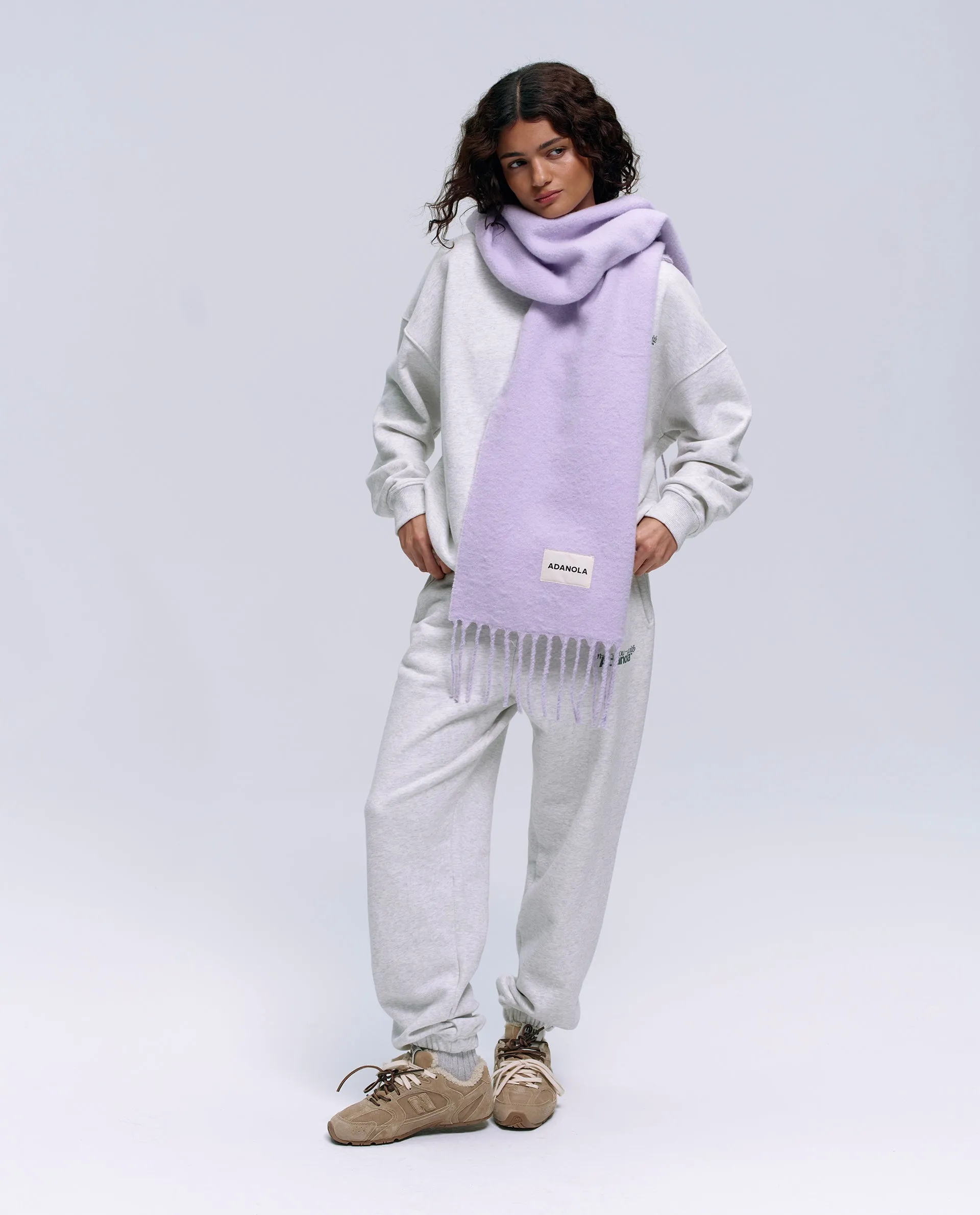 Knit Scarf - Lilac sold by Adanola