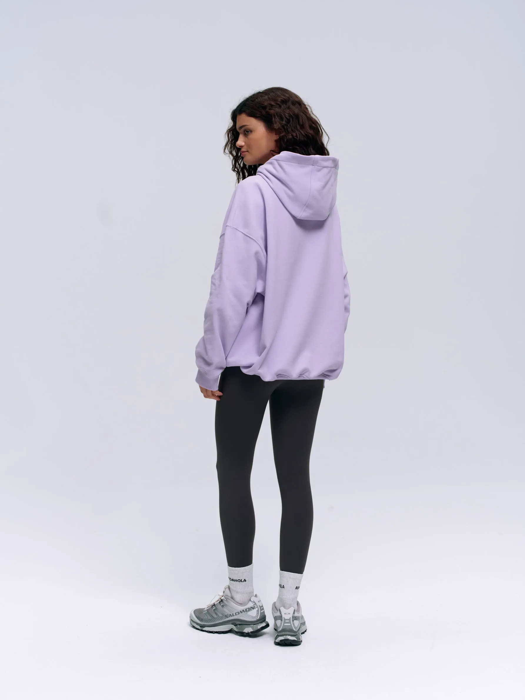Varsity Oversized Hoodie - Lilac Purple sold by Adanola product image thumbnail 3