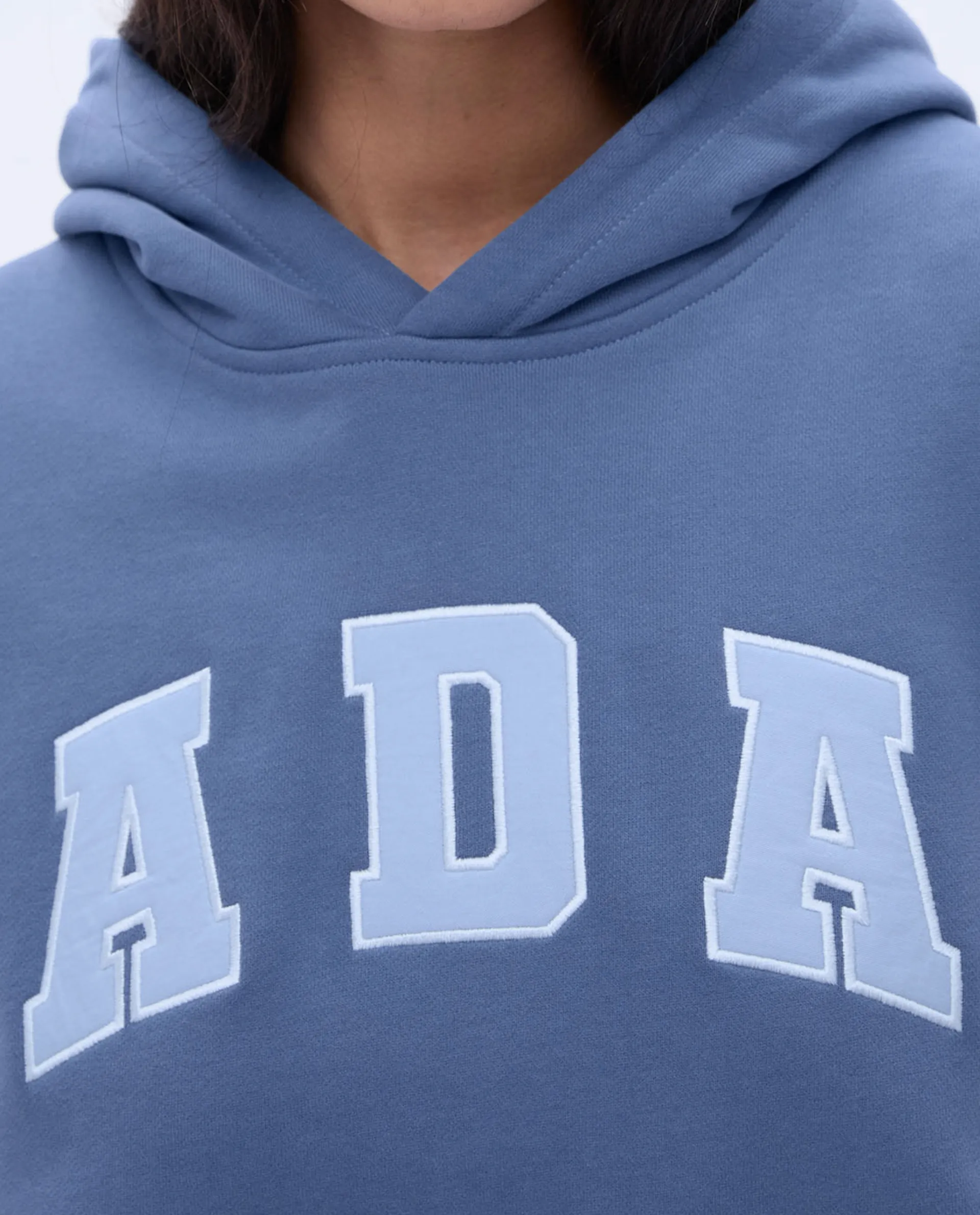 ADA Oversized Hoodie - Vintage Blue/Powder Blue sold by Adanola product image thumbnail 2