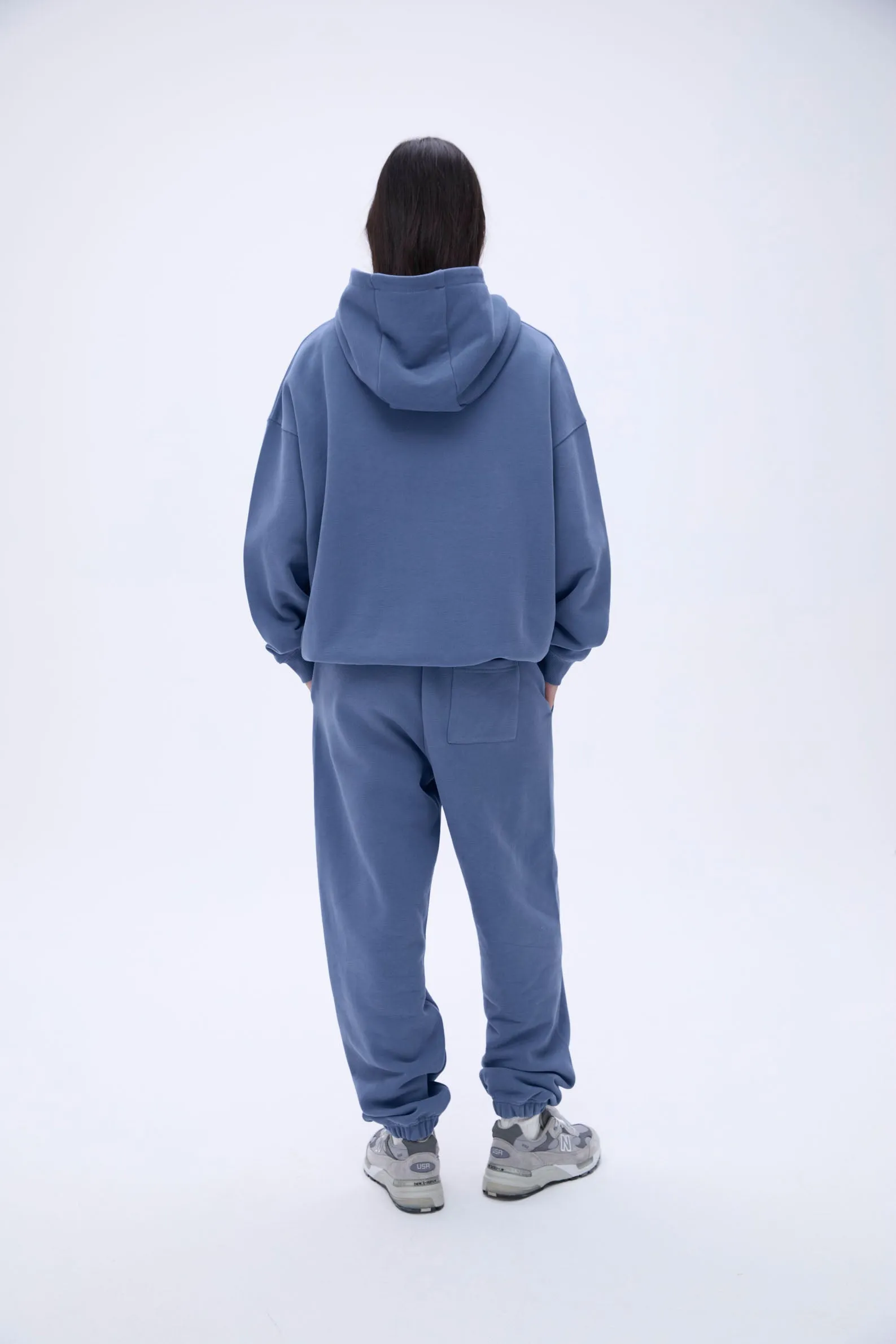 ADA Oversized Hoodie - Vintage Blue/Powder Blue sold by Adanola product image thumbnail 3