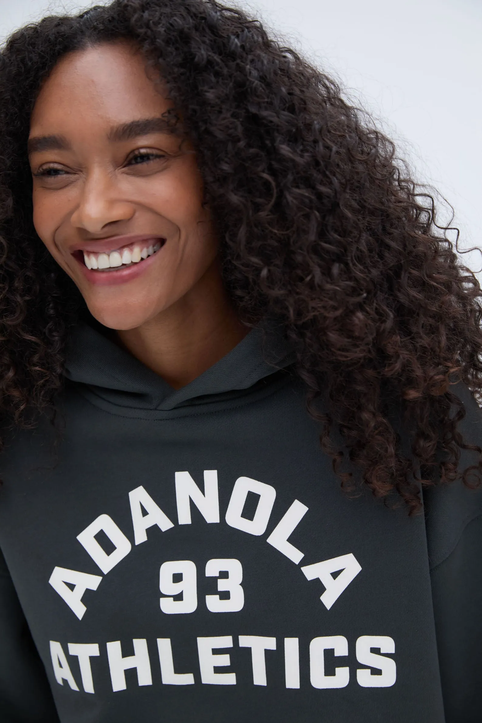 Campus Relaxed Hoodie - Graphite Grey/Marshmallow White sold by Adanola product image thumbnail 3