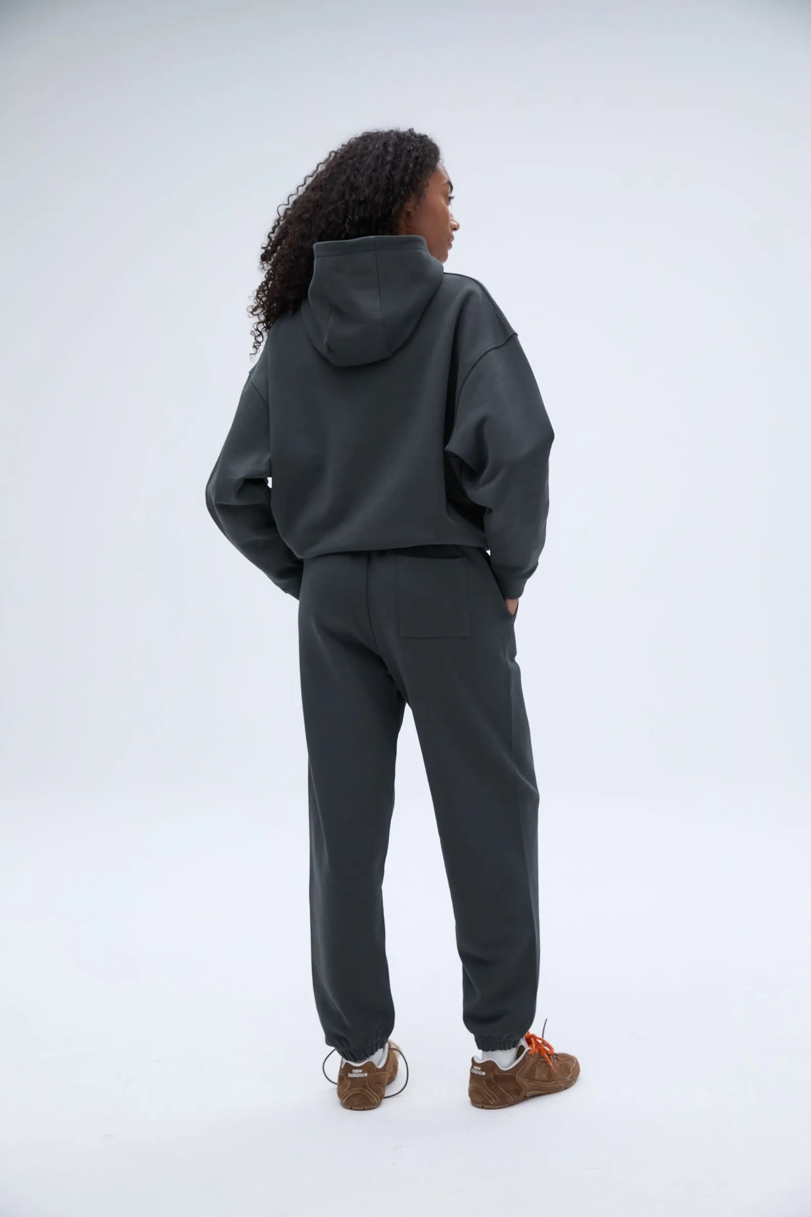 Campus Relaxed Hoodie - Graphite Grey/Marshmallow White sold by Adanola product image thumbnail 2