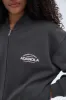 Classics Distressed Full Zip Sweatshirt - Charcoal Grey/Blush Pink sold by Adanola
