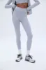 Brushed Legging - Light Grey Melange sold by Adanola
