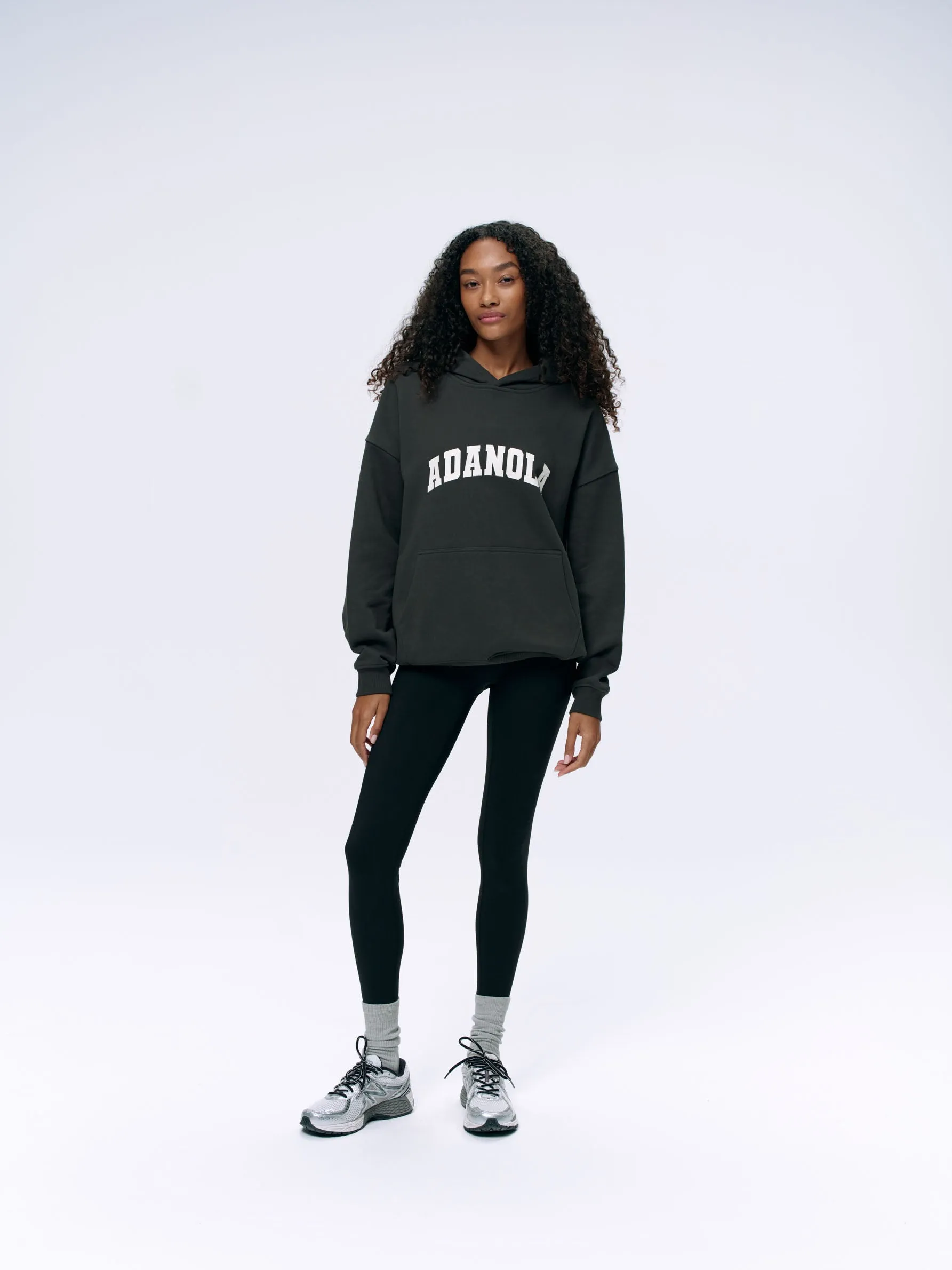 Varsity Oversized Hoodie - Graphite Grey/Marshmallow White sold by Adanola product image thumbnail 4