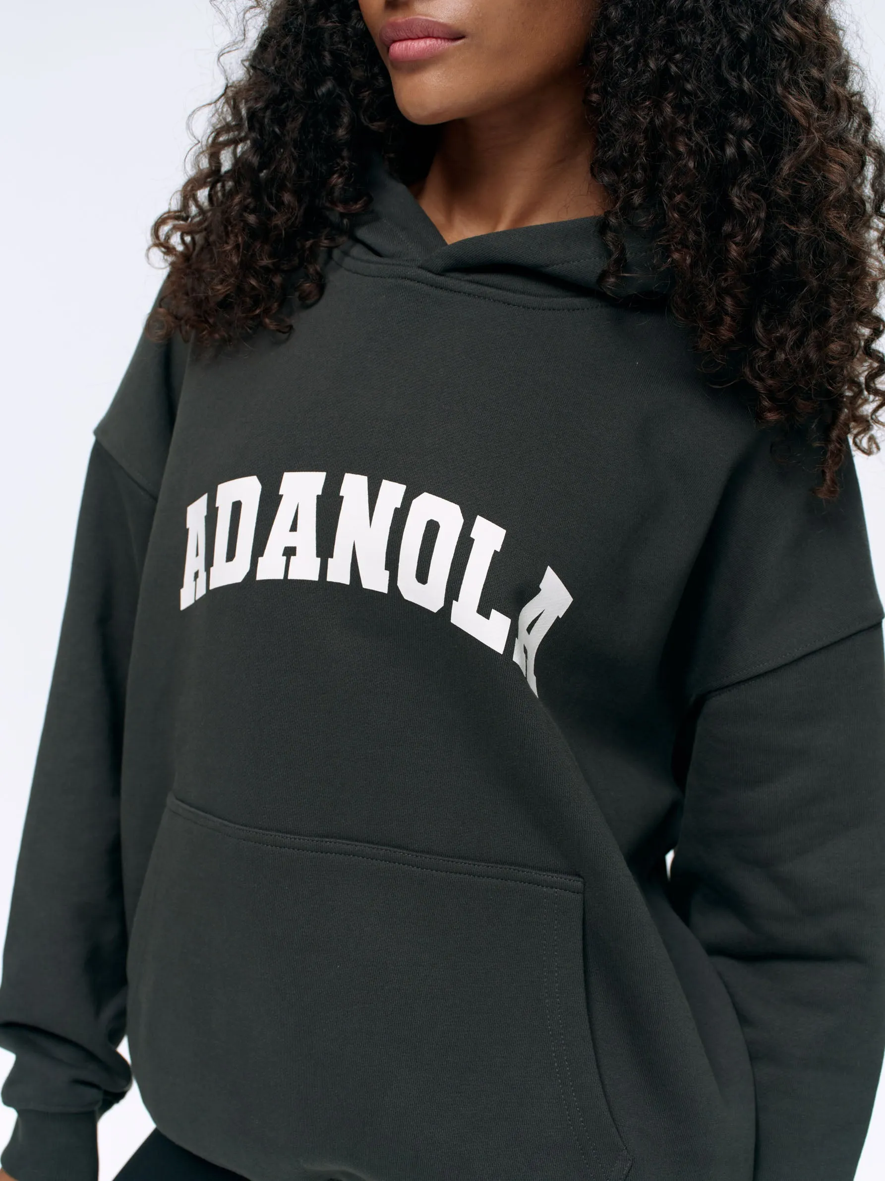 Varsity Oversized Hoodie - Graphite Grey/Marshmallow White sold by Adanola product image thumbnail 3