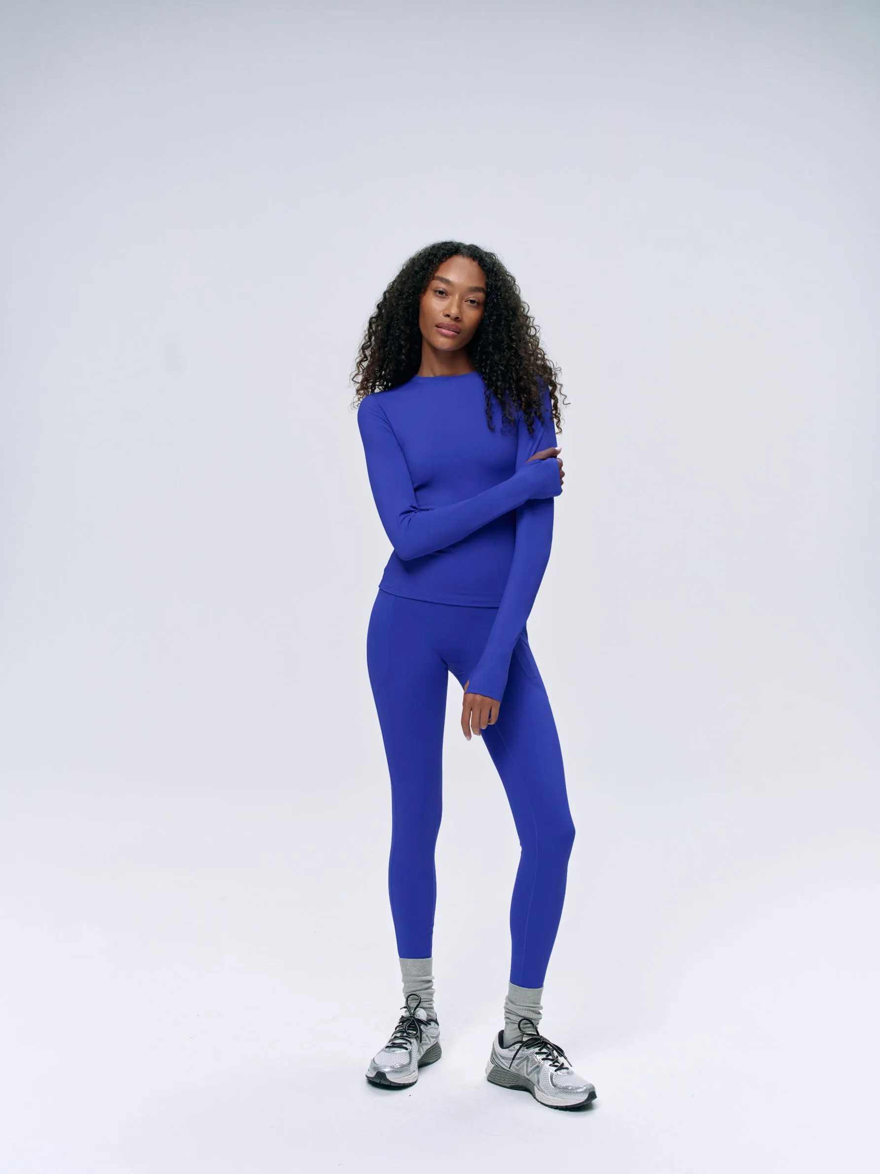 Ultimate Long Sleeve Top - Cobalt Blue sold by Adanola product image thumbnail 4