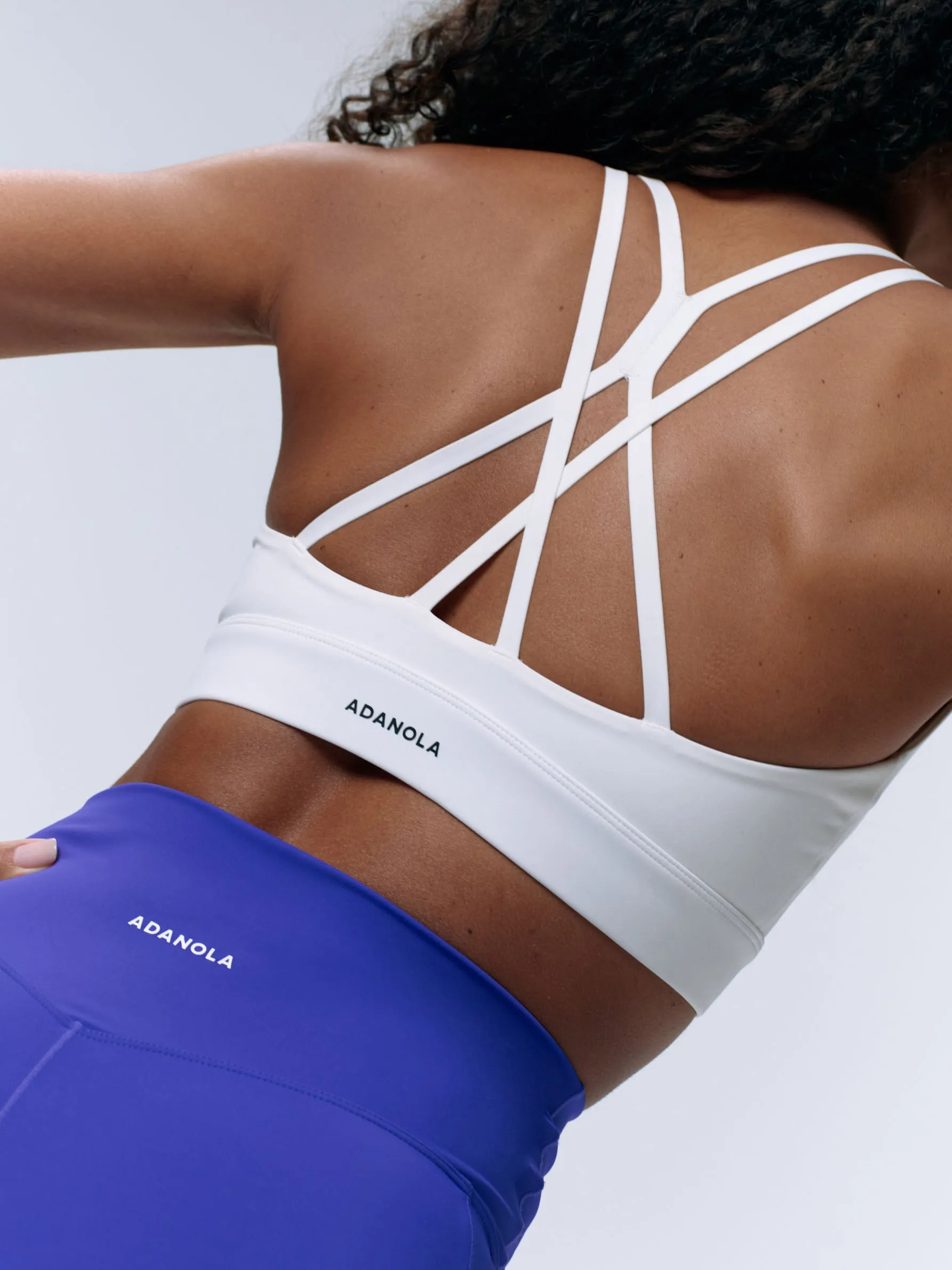 Ultimate Strappy Sports Bra - White sold by Adanola product image thumbnail 3