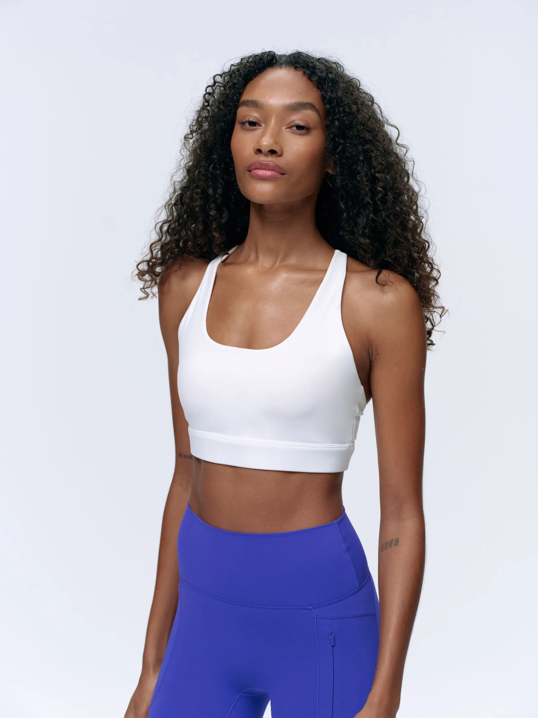Ultimate Strappy Sports Bra - White sold by Adanola product image thumbnail 4